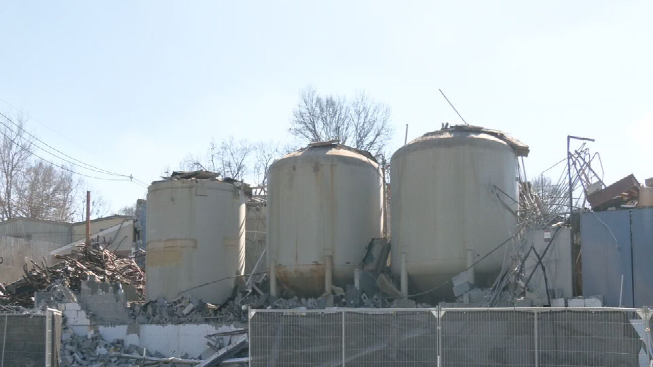 Givaudan site demolition drone 1-24-25